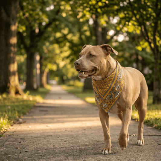 Paliacate Dog Bandana — Yellow - Pets - Paw Tribe