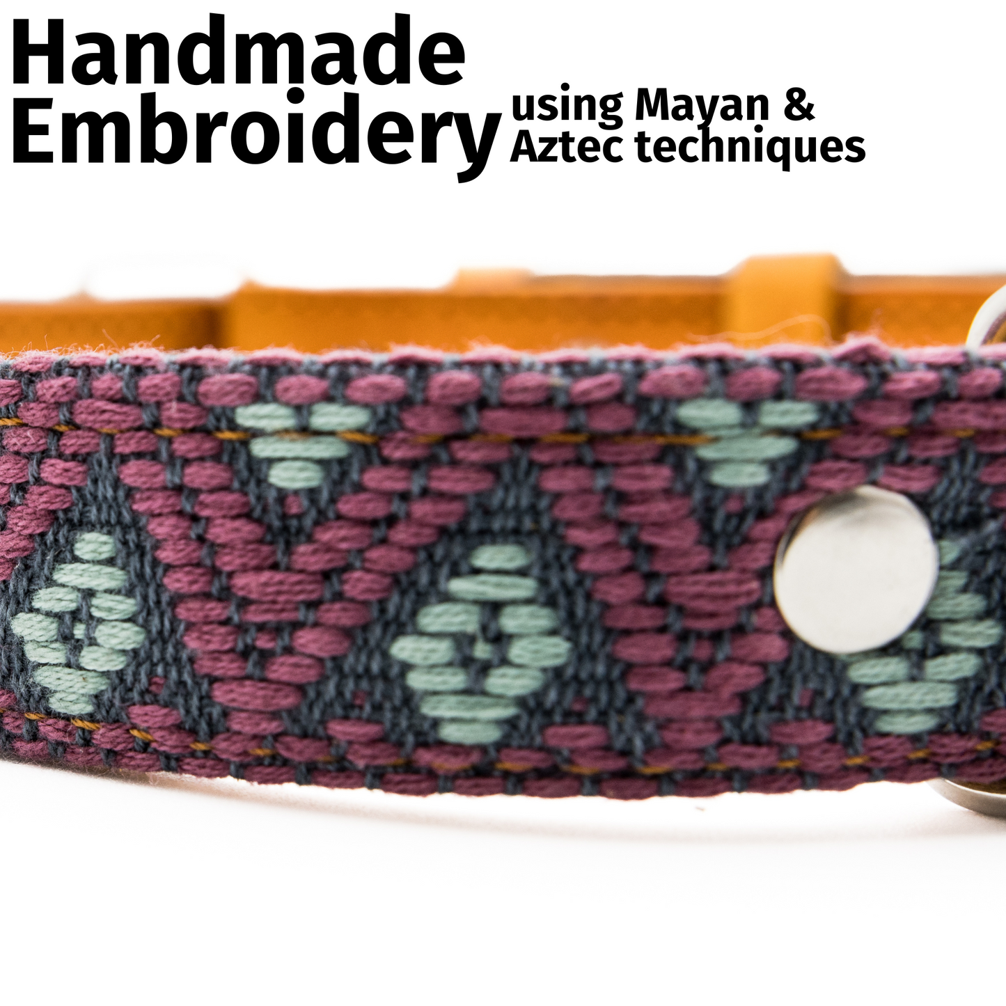 Leather Dog Collar - Camelot
