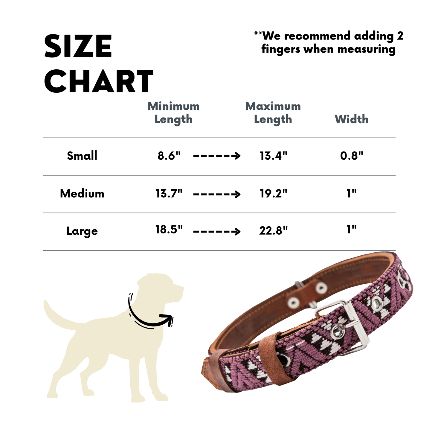 Handmade Leather Dog Collar — Aztec Embroidered | Carissma - Leather Dog Collar - Paw Tribe