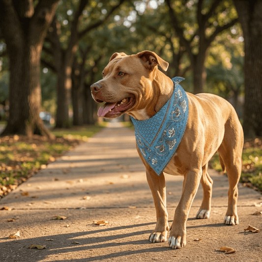 Paliacate Dog Bandana — Blue - Pets - Paw Tribe