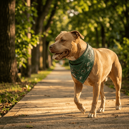 Paliacate Dog Bandana — Green - Pets - Paw Tribe