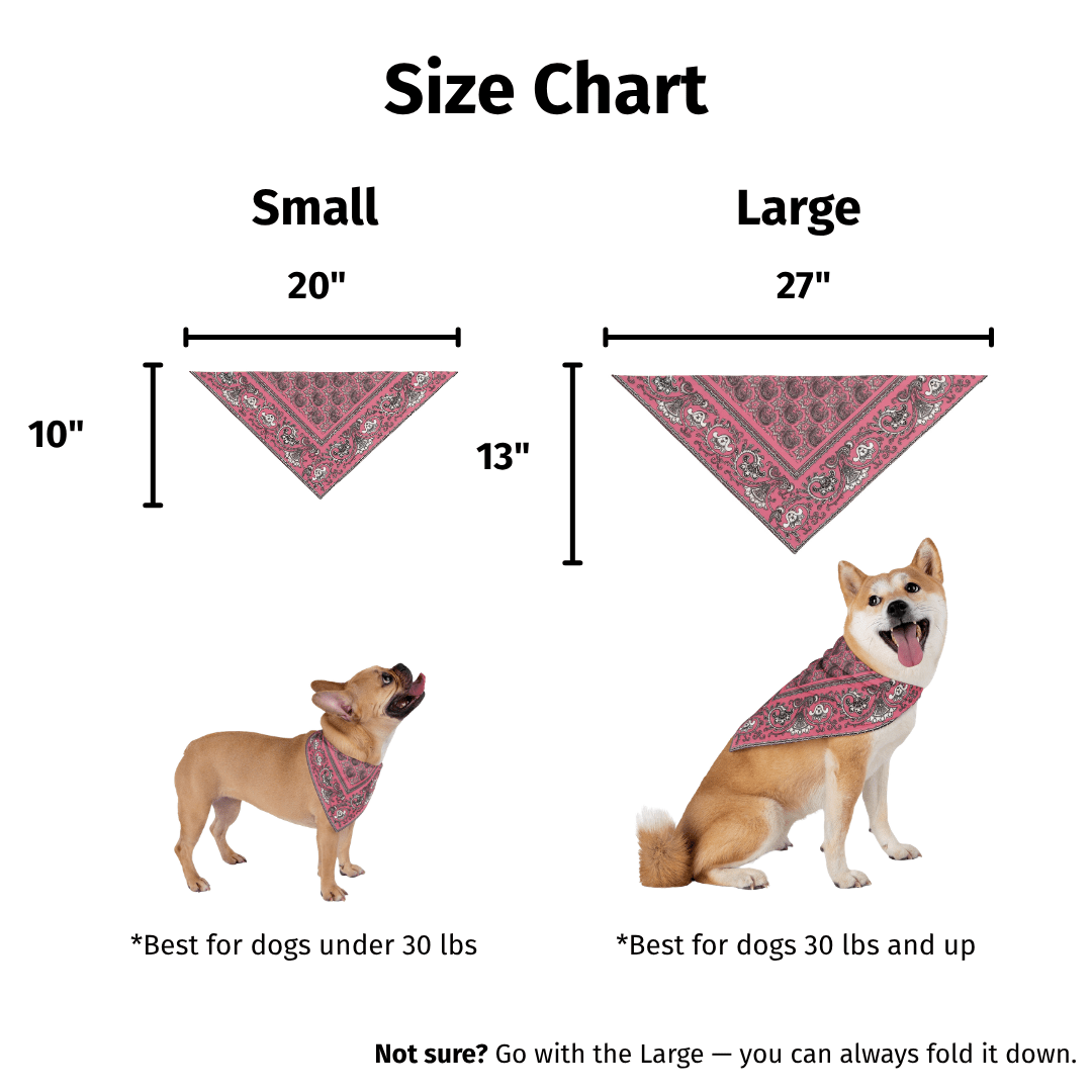 Paliacate Dog Bandana — Pink - Pets - Paw Tribe