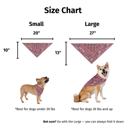Paliacate Dog Bandana — Pink - Pets - Paw Tribe