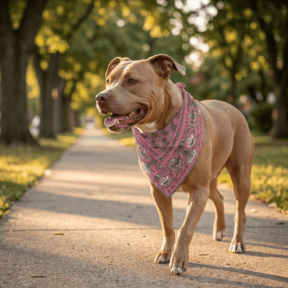 Paliacate Dog Bandana — Pink - Pets - Paw Tribe