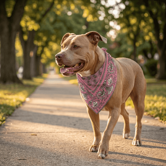 Paliacate Dog Bandana — Pink - Pets - Paw Tribe