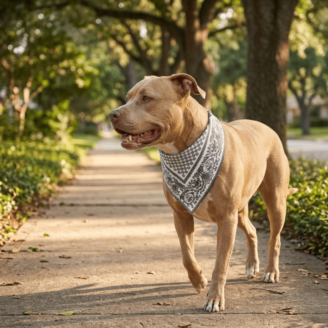 Paliacate Dog Bandana — White - Pets - Paw Tribe